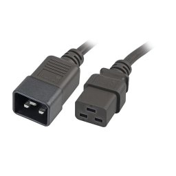 Strujni kabl IEC C20 na IEC C19 1.5m 3x1.5mm² 16A crni - Naponski produžni kabl za servere