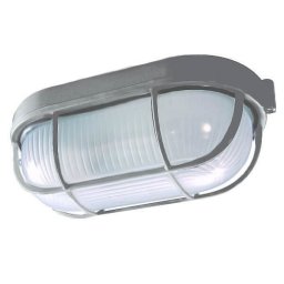 SPOLJNA ZIDNA LAMPA PODRUMSKA 1XE27 SIVA FIDO BRILIGHT
