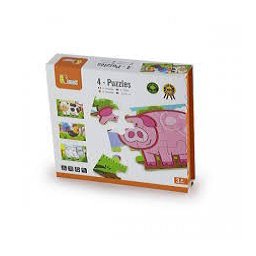 Drvena igračka Slagalica u nizu farma, 50069