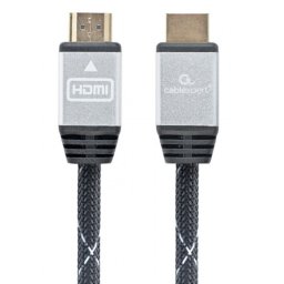 HDMI kabl, High speed,ethernet support 3D/4K TV "Select Plus Series" CCB-HDMIL-1M Gembird1 1m