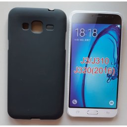 TPU maska PUDDING za SM-J320F Galaxy J3 2016, crna