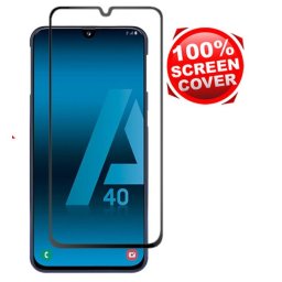 Zaštitno staklo 5D full glue za Samsung Galaxy A50 2019, A20, A30, A30S (6.4") zakrivljeno, crni rub