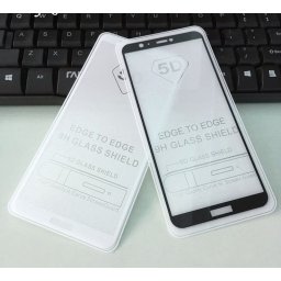 Zaštitno staklo 5D Full Glue za Huawei P Smart, Enjoy 7S 2017 (5.65") crni rub