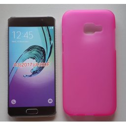 TPU maska Pudding za SM-A320F Galaxy A3 2017 (4.7") Roza