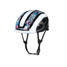 Force Kaciga neo vivid, belo-crna l-xl ( 902825 )