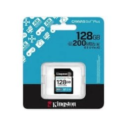 Kingston sd card 128gb canvas go plus sdg4/128gb