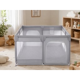 Dečija ogradica za igru sa dodatnom zaštitom 150x180x65cm ( KLK2612-Dark-Grey )