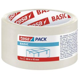 Traka lepljiva 45mm/40m Basic Tesa 58574 providna