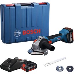 Akumulatorska ugaona brusilica Bosch GWS 18V-8 125mm 2x4.0Ah sa punjačem u koferu (06019N9020)
