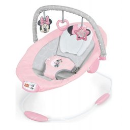 Muzička ležaljka sa vibracijom Kids II Bright Starts Lezaljka Minnie Mouse Rosy Skies 12206