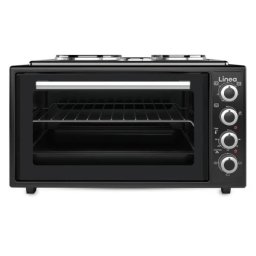 Mini šporet LINEA LMO45-0611 3100W 3 ringle crna
