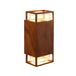 Zidna lampa drvo dezen 2xGU10 IP65 B250577