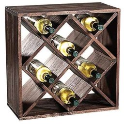Polica za vino borovo drvo FCS 20 boca KESPER