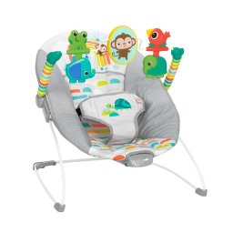 Kids II Playful Paradise Ležaljka za bebe sa vibracijom i igračkama 13070