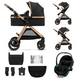 KINDERKRAFT ESME PRO KOLICA ZA BEBE 3U1 PURE BLACK