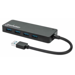Manhattan USB HUB USB 3.2 --> 4x USB 3.2, Bus Powered, 164900