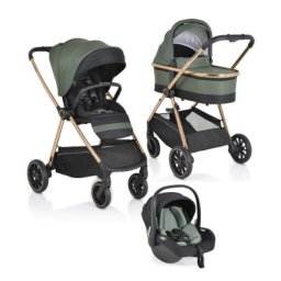 Cangaroo kolica za bebe 3 u 1 hydra green isize black ( CAN60380 )