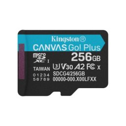 Kingston u3 v30 microsdxc 256gb canvas go plus 200mb/s a2 sdcg4/256gbsp memorijska kartica