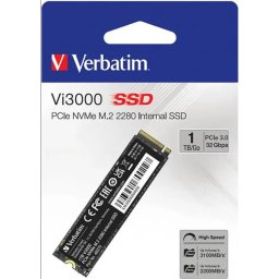 SSD M.2 NVMe Verbatim 1TB Vi3000 3100MBs/2200MBs