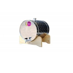 Ezio-inox bačva 6 l- horizontalna (za rakiju)- sa slavinom ( 055165 )