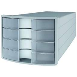 Han police za dokumentaciju sa fiokama impuls 2.0, 4 fioke transparent siva ( 05PD1012CT )