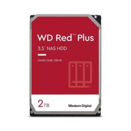 WD 2TB 3.5" SATA III 64MB WD20EFPX red plus hard disk