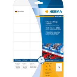 Herma Etikete nepoderive 70x37,4 A4/24 1/25 bela ( 02H4695 )