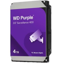 WD Purple 4TB CMR, 3.5'', 128MB, SATA 6Gbps ( WD44PURZ )
