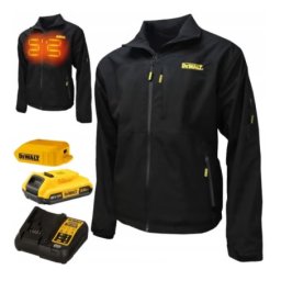DeWalt DCHJ090BD1 Soft-Shell jakna sa grejačima, 1x2.0Ah, sa adapterom ( DCHJ090BD1-M )