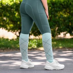 Čarape za jahanje mint zelene L Argyle ELT