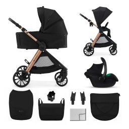 KINDERKRAFT KOLICA ZA BEBE SET 3U1 VESTO 2 BLACK