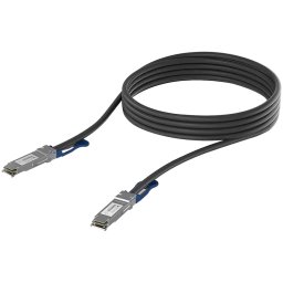 Ubiquiti UACC-DAC-QSFP28-0.5M QSFP28 direct attach cable with a 100 Gbps max data rate, Compatible with QSFP28 and QSFP+ interfaces