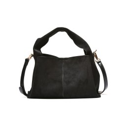 T012629BLK – Crna moderna mekana velur torba