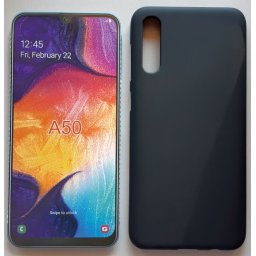 TPU maska Pudding za Samsung SM-A505F, Galaxy A50 2019 (6.4") crna