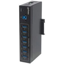 Manhattan 164405 USB 3.0/industrijski/na šinu USB HUB 7port