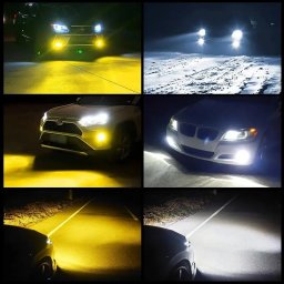 AUXITO M4 Series H11 H8 H9 LED Sijalice za Maglu H8-M4-WY2