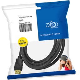 Zed electronic HDMI kabl, 3.0 met, ver. 1.4 - HDMI/3