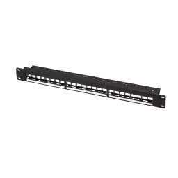 Logilink 19'' Patch Panel 1U, 24 prazan, sa nosačima kabla NK4065