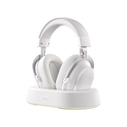 Bežične gaming slušalice MCHOSE V9 Turbo 60mm/Tri-mode/2000mAh/Icy White + Charging Dock RGB