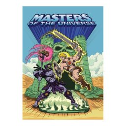 Fanattik Masters Of The Universe - Limited Edition He-Man & Skeletor Art Print ( 078129 )