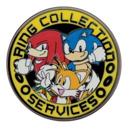 Fanattik Sonic The Hedgehog - Sonic, Tails, and Knuckles Pin Badge ( 078130 )