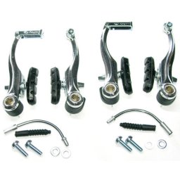 Logan komplet klesta v-brake logan srebrni ( 151057 )