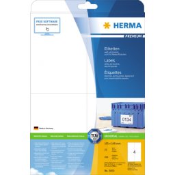 Herma etikete 105x148 A4/4 1/25 bela ( 02H5063 )