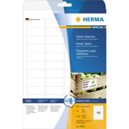 Herma eikete "Power", 45,7x21,2 A4 1/25 ( 02H10902 )