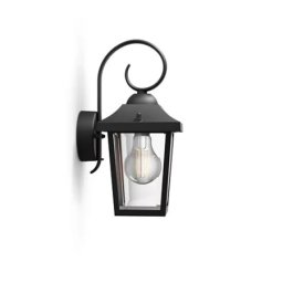 Philips spoljasnja zidna lampa buzzard crna 1x60w 230 v ,915005309001 ( 19853 )