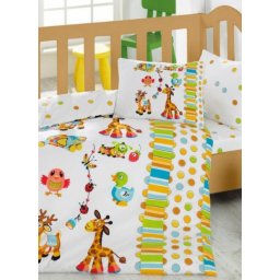 Dekordom posteljina cb baby line - oyun bahcesi turkuaz ( 014248 )