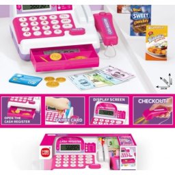 Hk mini igračka kasa, roze ( A090525 )