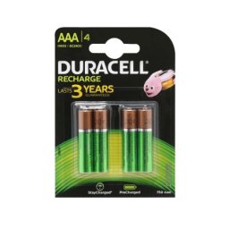 Baterija nimh punjiva 1.2v 750mah aaa hr03 blister 4/1 duracell ( BAT4510 )