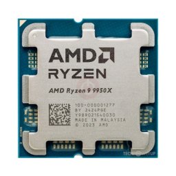 AMD ryzen 9 9950x 16 cores (5.7ghz) tray Cpu am5 100-100001277 ( 24607 )