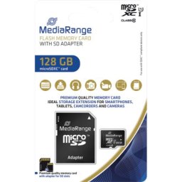 Mediarange 251414 128gb micro SDHC+ADAPTER/C10